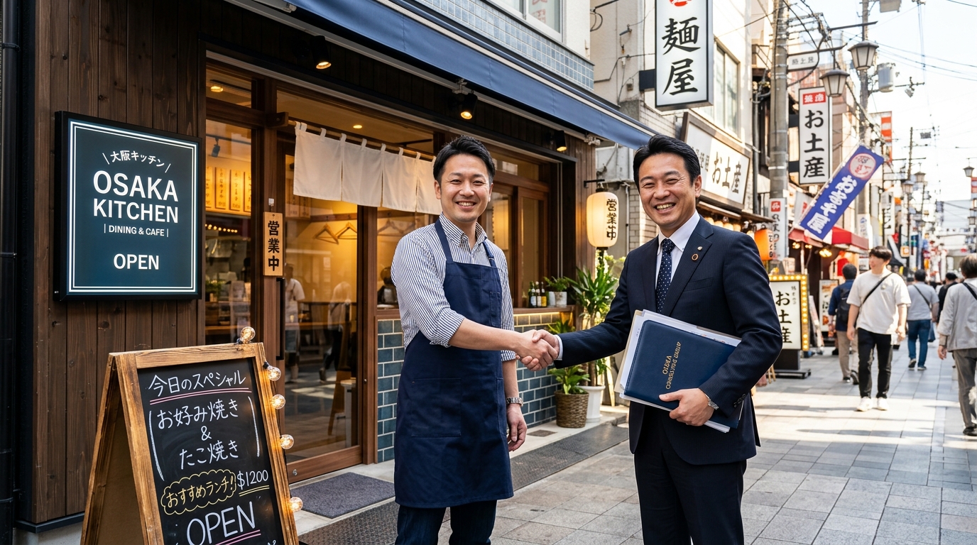 看板製作・店舗リニューアルの補助金相談風景